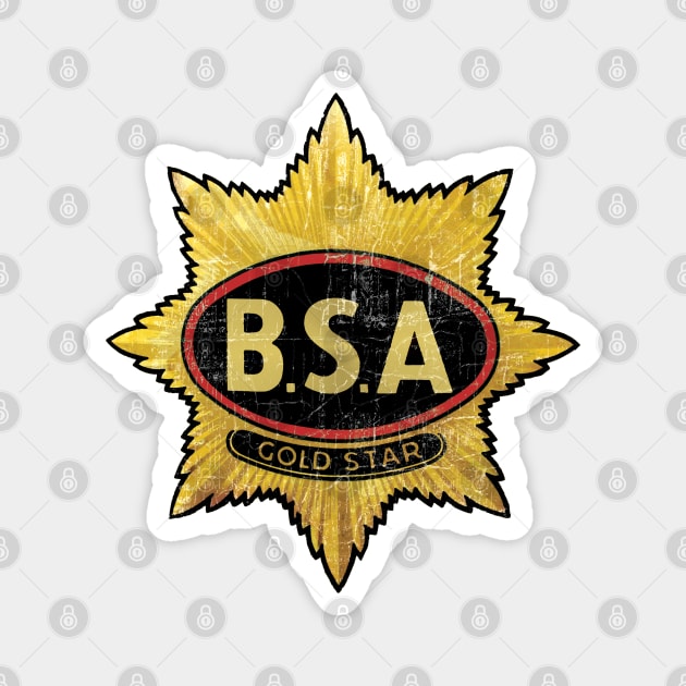 BSA Motorcycles 9 Magnet by Midcenturydave