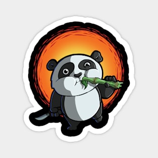 Scary Baby Panda Magnet