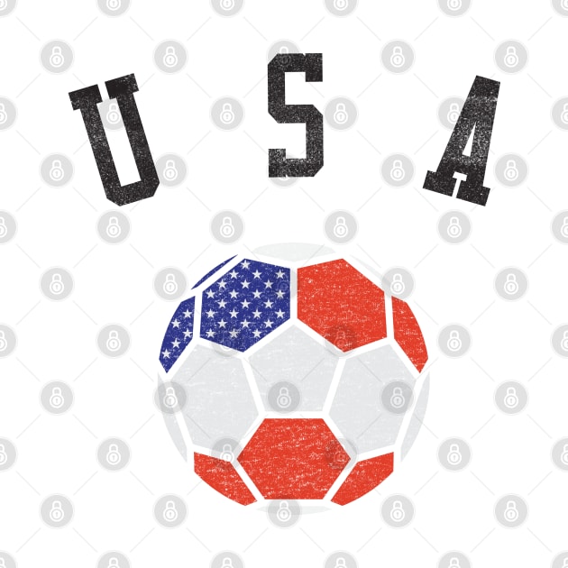 USA Soccer Team Heritage Flag by ryanjaycruz