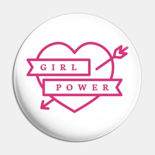 girl power pop art Pin