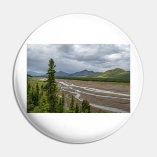 Low Alaska Riverbed Pin