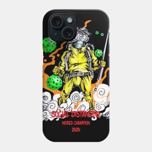 SOCIAL DISTANCING WORLD CHAMPION Phone Case