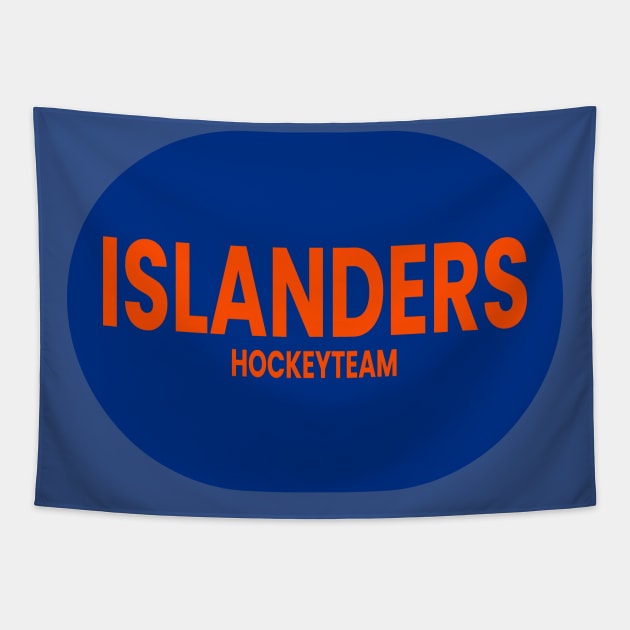 hockeyteam islanders Tapestry by Alsprey31_designmarket