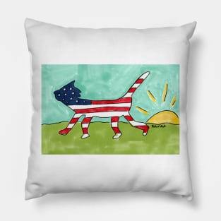 American Kitty Pillow