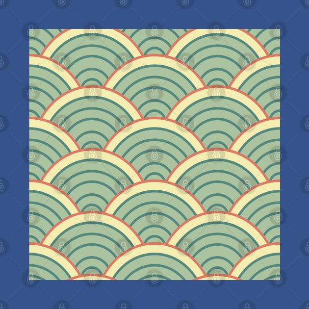 Geometric Waves Pattern by Patternos