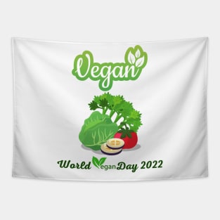 "I'm So fresh" Vegan day 2022 Tapestry