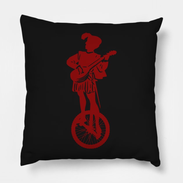 Minstrel Cycle Pillow by flimflamsam