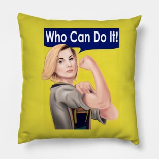 Who Can Do It! Pillow