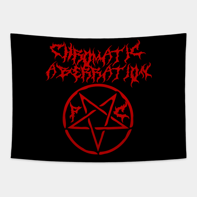 Chromatic Aberration Black Metal - Meme, PC Gaming, Goth, Band Tapestry by SpaceDogLaika