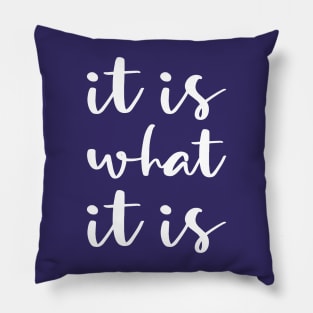 It is what it is Pillow