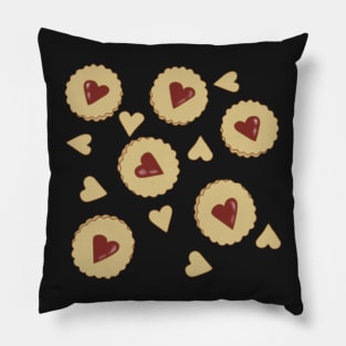 Pack pattern heart biscuit coquette dollette Pillow