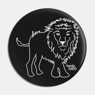 Love collection - lion Pin