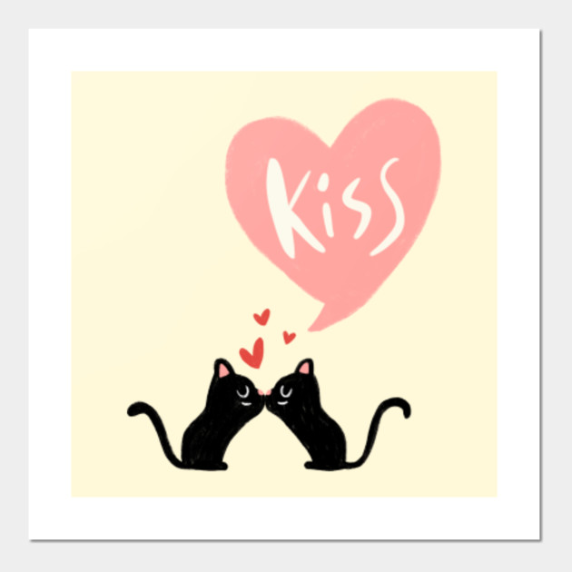 Kiss Cats Kiss Posters And Art Prints Teepublic