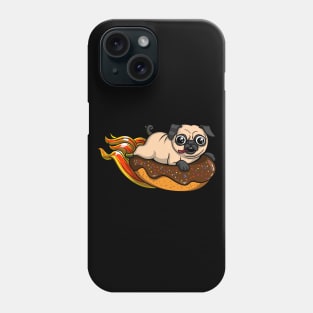 Pug Donut Phone Case