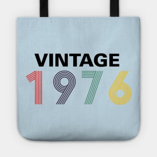 Vintage 1976 Birthday Gift Tote