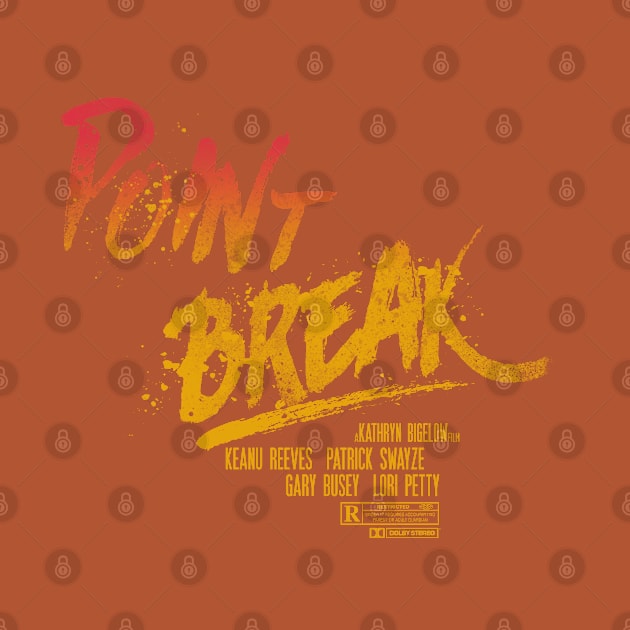 Point Break Title by D-Wrex T-Shirts 