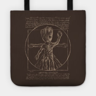 Vitruvian tree Tote