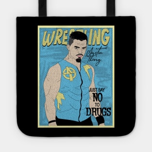 Artwork Austin Theory Wrestling /// Just Say No To Drugs Tote