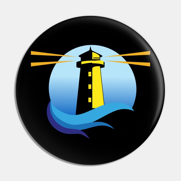 The Real Way Foundation Lighthouse Graphic Pin by The Real Way Foundation