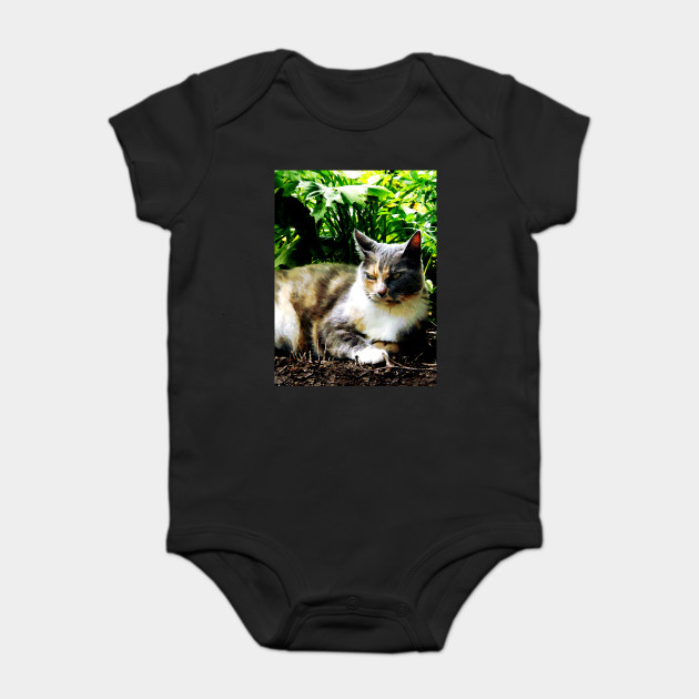 Cats Cat Relaxing In Garden Cat Onesie Teepublic