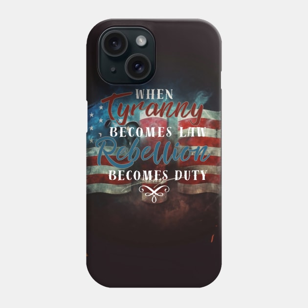 Tyranny-Flames Phone Case by Integritydesign