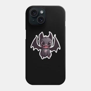 cute bat with fangs Phone Case