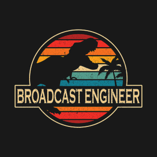 Broadcast Engineer Dinosaur T-Shirt