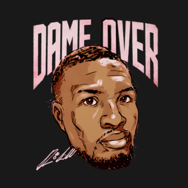 Damian Lillard Portland Dame Over by binchudala