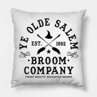 Wiccan Occult Witchcraft Salem Broom Company Pillow