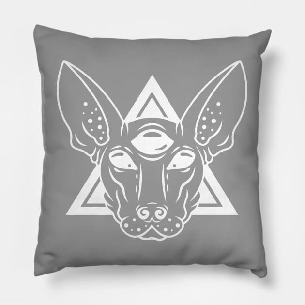 Cosmic Familiar Xolo Edition (dark shirts) Pillow by Spazzy Newton