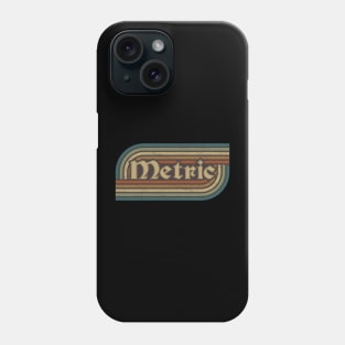 Metric Vintage Stripes Phone Case