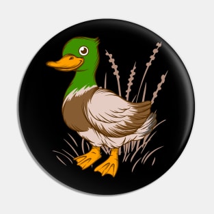 Cute Funny Duck Graphic | Duck Lover Gift Pin