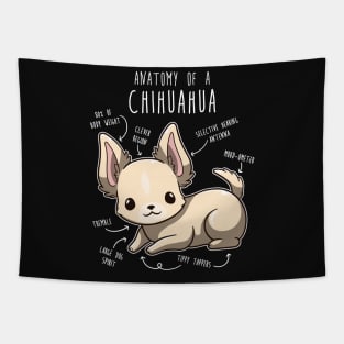 Chihuahua Anatomy Tapestry