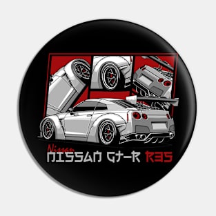 Nissan GTR R35, GT-R, JDM Car Pin