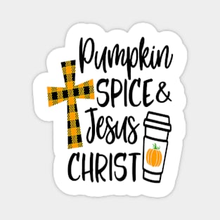 Pumpkin Spice Jesus Christ Magnet