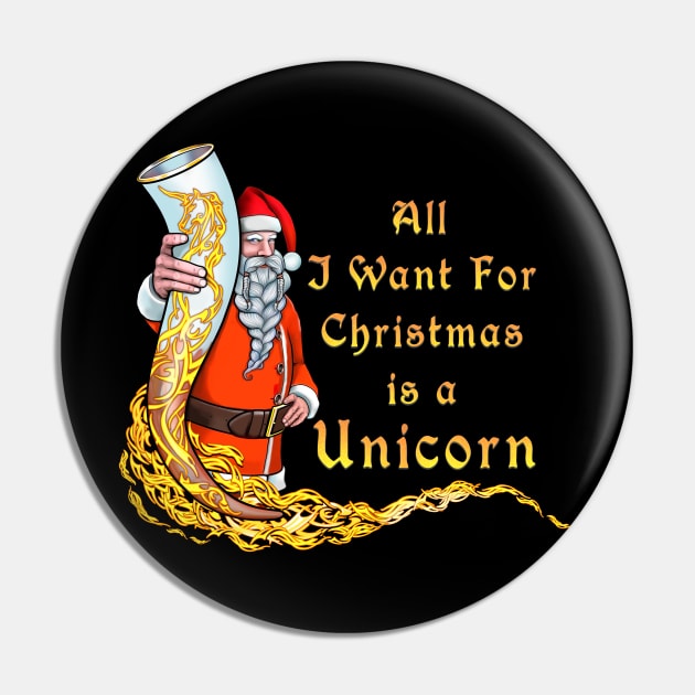 All I want for Christmas is a Unicorn Pin by SafSafStore