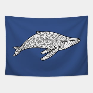 Native Inspired Humpback Whale Tapestry