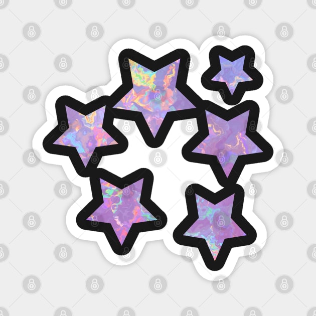 Opal Stars Magnet by LaurenPatrick