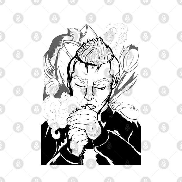 Preacher B&W print by AshRose-Nova