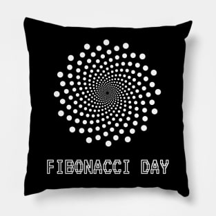 fibonacci day Pillow