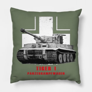 Panzerkampfwagen Tiger I Military tank WW2 Pillow