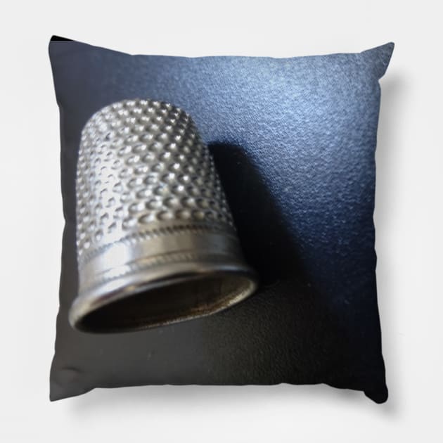 dressmaker's thimble Pillow by walter festuccia