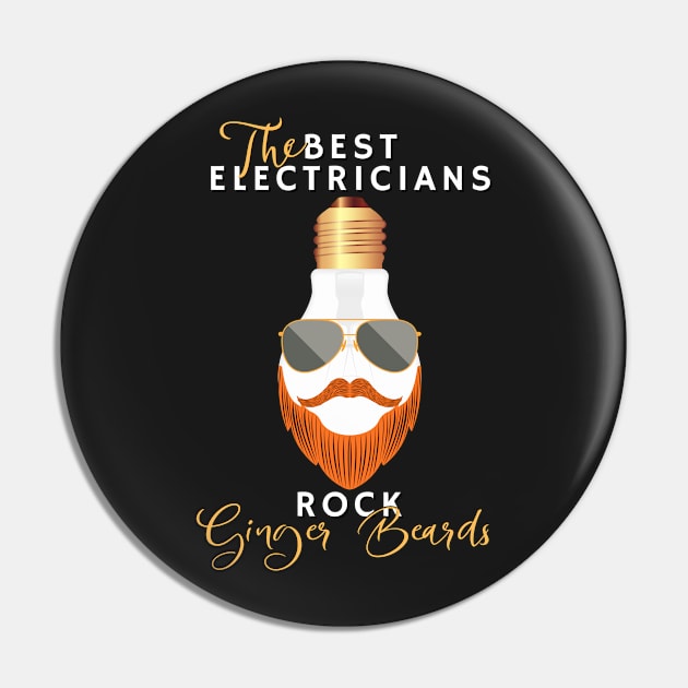 The Best Electricians Rock Ginger Beards Pin by norules