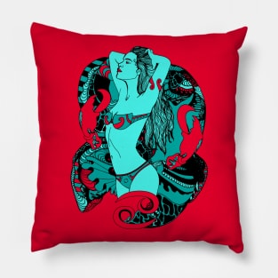 Turqred Cancer Beauty Pillow