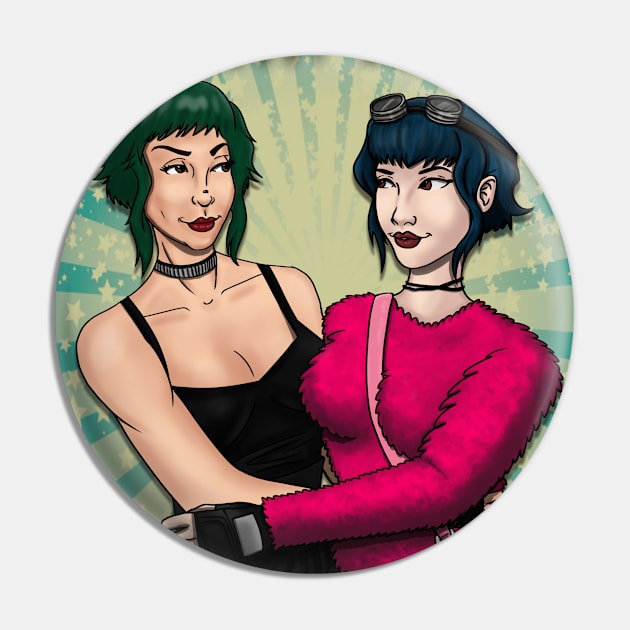 I'm In Lesbians With You Pin by weaponxreject