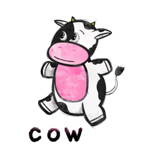 Cute cow farm animal for kids Liam Fitzpatrick T-Shirt