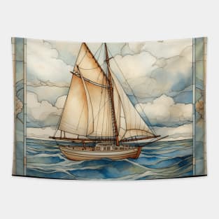 Sailboat Tapestry