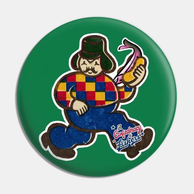 A Confederacy of Fishers Pin by Phantom Goods and Designs