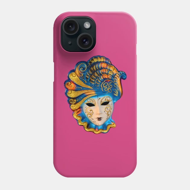 Feathered Carnival Mask Phone Case by dalyndigaital2@gmail.com