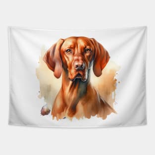 Vizsla Watercolor Painting - Beautiful Dog Tapestry